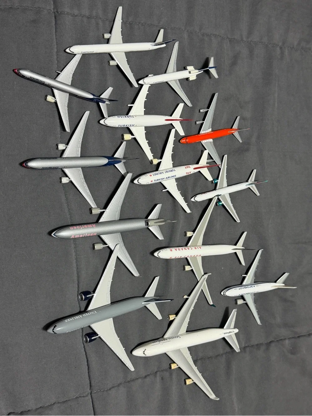 Herpa Wings 1:500 - Mega lot Bundle - 13 aircrafts Commercial and Regional Fleet